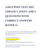 ATI PROCTORED CAPSTONE COMPREHENSIVE TEST B 2023/2024 NEW UPDATE / ATI PROCTORED CAPSTONE COMPREHENSIVE TEST B FINAL EXAM QUESTIONS AND CORRECT ANSWERS