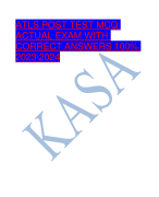 ATLS POST TEST MCQ  ACTUAL EXAM WITH  CORRECT ANSWERS 100% 2023\2024