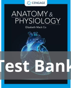 Anatomy and Physiology 1st Edition by Elizabeth Co Test Bank