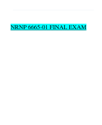 NRNP 6665-01 FINAL EXAM 