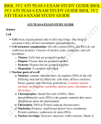 Ati teas 6 study guide EXAM QUESTIONS & ANSWERS/ LATEST UPDATE 2023-2024 / RATED A+