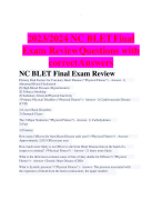 2023/2024 NURS 5334 Pharm Study Guide Quiz 1 Latest Update Best Exam Solution  Graded A+