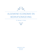 Samenvatting Hoofdstuk 21, 22 en 23 van Algemene economie en bedrijfsomgeving