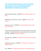  CPO TEST 2024 LATEST EXAM ACTUAL QUESTIONS AND CORRECT DETAILED ANSWERS(VERIFIED ANSWERS) WITH RATIONALES|AGRADE 