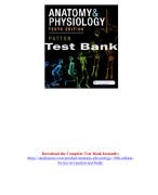Anatomy and Physiology, 10th Edition by Kevin T. Patton Test Bank