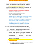 NURSING  HESI EXIT TEST BANK EXAM QUESTIONS AND ANSWERS BEST GRADED A+ GUARANTEED SUCCESS LATEST UPDATE 2024 GRADED A+