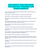 PA Notary Public Exam With Answers Graded A