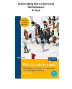 Wat is onderzoek Nel Verhoeven