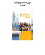 Hoofdlijnen Nederlands Recht - CJ Loonstra