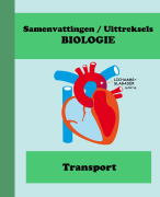 Samenvatting Biologie Transport