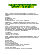 ATI RN Maternal Newborn Online Practice 2023 B With NGN