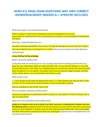 NURS 612 FINAL EXAM QUESTIONS AND 100% CORRECT ANSWERS(ALREADY GRADED A+) UPDATED 2023/2024   What are the goals of structural family therapy? 