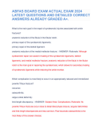 ABFAS BOARD EXAM ACTUAL EXAM 2024 LATEST QUESTIONS AND DETAILED CORRECT ANSWERS ALREADY GRADED A+.