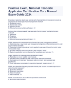 Pennsylvania Pesticide Applicator Certification (Core Manual)