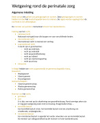 Wetgeving rond de perinatale zorg (1VRK - module 2)