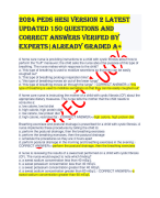2024 Peds HESI Version 2 LATEST UPDATED 150 QUESTIONS AND CORRECT ANSWERS VERIFED BY EXPERTS|ALREADY GRADED A+