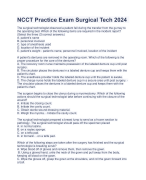  NCCT Practice Exam Surgical Tech 2024