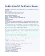 Barkley AG-ACNP Certification Review 
