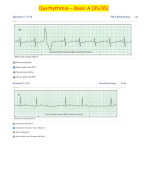 Relias Dysrhythmia Basic A Test and Answers 