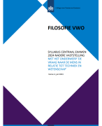 Samenvatting Kwestie 3 & 4 VWO Filosofie CE