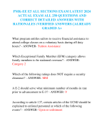 PMK-EE E5 ALL SECTIONS EXAM LATEST 2024 ACTUAL EXAM ALL 250 QUESTIONS AND CORRECT DETAILED ANSWERS WITH RATIONALES (VERIFIED ANSWERS) |ALREADY GRADED A+ 