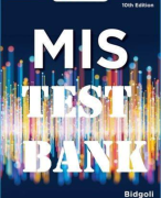 Test bank for mis 10th edition hossein bidgoli 2023-2024 Latest Update