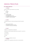 Design priciples samenvatting