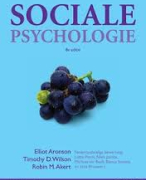 SAMENVATTING SOCIALE PSYCHOLOGIE - 2E BACHELOR RECHTEN