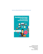 Samenvatting Bedrijfseconomie, B-cluster, hoofdstuk 5,6