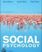 Sociale Psychologie ~ Tilburg University 2019/2020