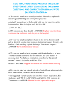 EMD TEST, FINAL EXAM, PRACTICE EXAM AND  STUDYGUIDE LATEST 2024 ACTUAL EXAM 600+ QUESTIONS AND CORRECT DETAILED ANSWERS  |ALREADY GRADED A+