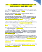 WGU C777 – Quizzes correctly answered 2023-2024 Graded A+