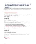 NUR212/NUR 212 MIDTERM EXAM LATEST 2023 50 QUESTIONS AND CORRECT ANSWERS |ALREADY GRADED   Which nursing intervention is a priority for the patient with Graves’ disease who presents to the emergency room with a high fever, extreme tachycardia, sweating,