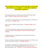  SNSA SONICOS 7 EXAM LATEST 2023 REAL EXAM 56 QUESTIONS AND CORRECT ANSWERS (VERIFIED ANSWERS) | GRADE A+