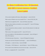 3cx Basic Certification Test | 30 Questions  with 100% Correct Answers