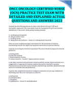 Mental Health Exam 2 updated Questions and Answers 2023 -2024 Graded A+