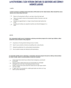 COMMUNITY HEALTH HESI RN V1,V2&V3 TEST BANK 2024-2025(3  LATESTVERSIONS ) EACH VERSION CONTAINS 55 QUESTIONS AND CORRECT  ANSWERS |AGRADE