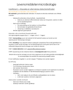 Levensmiddelenmicrobiologie 2 - 2VDK - JLG435
