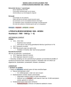Nederlands schoolexamen vwo - Literatuurgeschiedenis 1900 - Heden