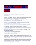 AFOQT Verified Test  Q&A