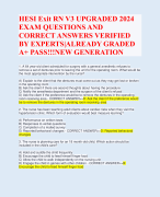 2024 HESI RN EXIT V2 * LATEST UPGRADED QUESTIONS AND CORRECT ANSWER VERIFIED BY EXPERTS|ALREADY GRADED A+  2 Exam (elaborations) HESI Exit RN V3 UPGRADED 2024 EXAM QUESTIONS AND CORRECT ANSWERS VERIFIED BY EXPERTS|ALREADY GRADED A+ PASS!!!NEW GENERATION  3 Exam (elaborations) 2024 RN EXIT HESI EXAM V5 QUESTIONS AND CORRECT ANSWERS VERIFIED BY EXPERTS|ALREADY GRADED A+ TOPSCORE!!!!  4 Exam (elaborations) HESI Exit RN V4 2024 UPGRADED EXAM QUESTIONS AND CORRECT ANSWERS VERIFIED BY EXPERTS|ALREADY GRADED A+ HIGHSCORE!!!  5 Exam (elaborations) HESI RN EXIT EXAM V1 NEW GENERATION 2024 LATEST UPDATE QUESTIONS AND CORRECT ANSWER VERIFIED BY EXPERTS|ALREADY GRADED A+ TOPSCORE!