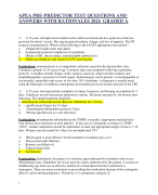 APEA PRE-PREDICTOR TEST QUESTIONS AND  ANSWERS WITH RATIONALES 2024 GRADED AAPEA PRE-PREDICTOR TEST QUESTIONS AND  ANSWERS WITH RATIONALES 2024 GRADED AAPEA PRE-PREDICTOR TEST QUESTIONS AND  ANSWERS WITH RATIONALES 2024 GRADED AAPEA PRE-PREDICTOR TEST QUE