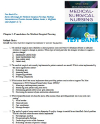 Test Bank For deWit’s Medical-Surgical Nursing-Concepts and Practice, 4th Edition, Stromberg