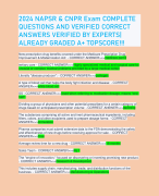 2024 NAPSR & CNPR Exam COMPLETE QUESTIONS AND VERIFIED CORRECT ANSWERS VERIFIED BY EXPERTS| ALREADY GRADED A+ TOPSCORE!!!