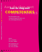 Samenvatting Aan de slag met competenties 