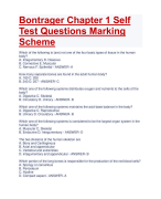 Bontrager Chapter 1 Self  Test Questions Marking  Scheme