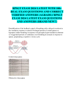 RPSGT 2024 LATEST EXAM TEST BANK WITH 1000  EXAM QUESTIONS AND CORRECT VERIFIED  ANSWERS (100% CORRECT ANSWERS RPSGT EXAM  2024 PRACTICE QUESTIONS AND ANSWERS  (GUARANTEED PASS)