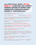 2024 NEW PSY368- EXAM 2| PSY 368 EXAM 2 A, B QUESTIONS AND CORRECT VERIFIED ANSWERS BY EXPERTS NEW GENERATION COMPLETE|ALREADY GRADED A+ TOPSCORE!!!!100%