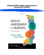 HEALTH ASSESSMENT 5TH EDITIONHEALTH ASSESSMENT 5TH EDITIONHEALTH ASSESSMENT 5TH EDITIONHEALTH ASSESSMENT 5TH EDITION