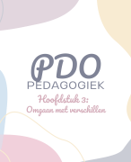Pedagogiek hoofdstuk 3